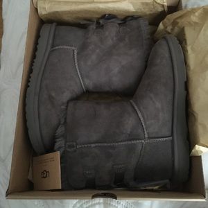 Ugg K Bailey Bow II Grey Boots